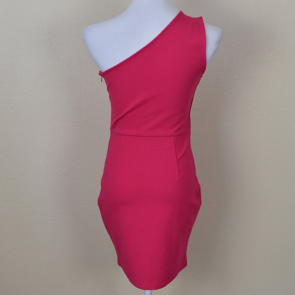 Superdown Nava Asymmetrical One Shoulder Mini Dress - M - Picture 5 of 8
